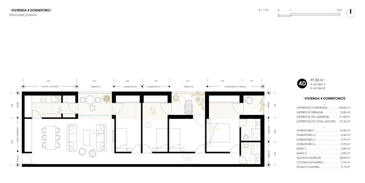 OCNOS_Planta tipologia 4D