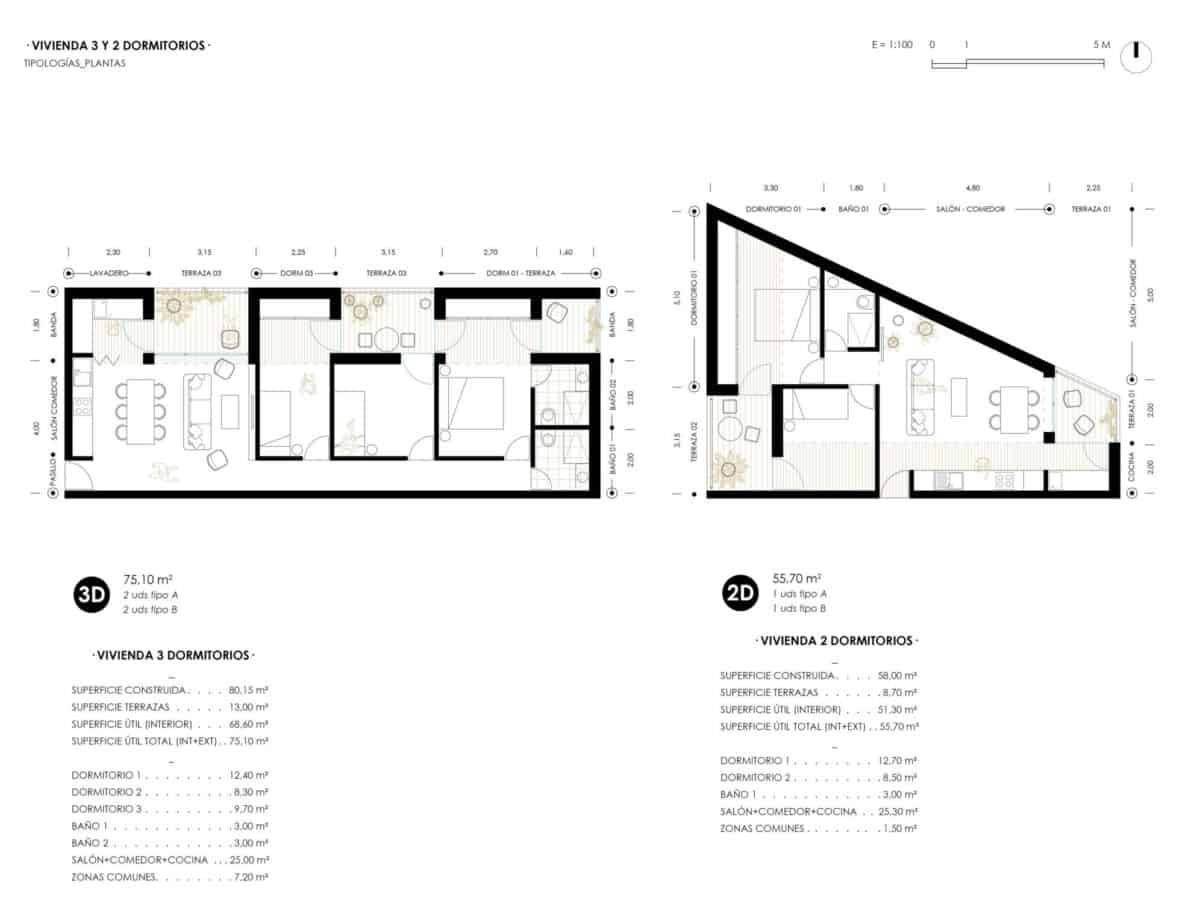 OCNOS_Planta tipologia 3D y 2D