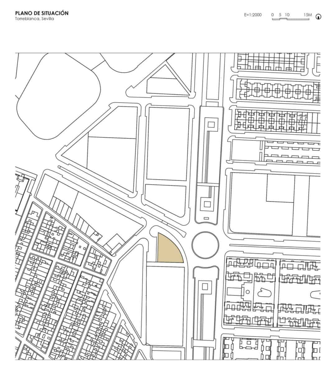 Viviendas sociales en Torreblanca_Plano de situación