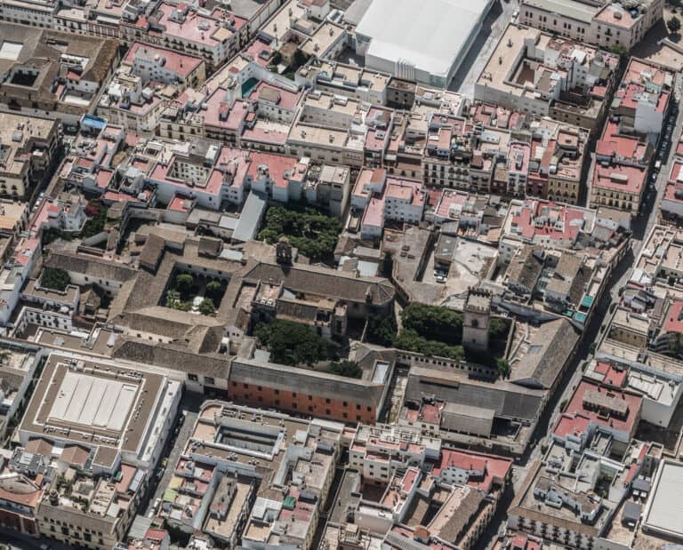 Vista aerea del Convento de Santa Clara Sevilla